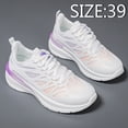 thumbnail image 4 of Memory Foam Lightweight Womens Athletic Walking Shoes for Gym & Jogging, 4 of 5