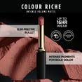 thumbnail image 4 of L'Oreal Paris Colour Riche Smudgeproof Intense Volume Matte Lipstick, 105 Le Nude Resilient, 4 of 7