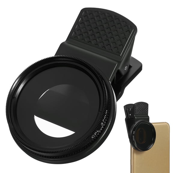 37mm Clip-On Circular Polarizer Cpl Filter For Phone Cameras - Ultra-Thin Mobile Lens Compatible With Most Smartphones