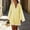 Yellow, variant on Women's V-Neck Long Sleeve Lace Striped Mini Dress, Casual Summer Fashion