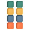 thumbnail image 2 of Gibobby Macaron Pit Bone Dish Pit Bone Dish Household Snack Pequeño Dish Pickle Pish Plástico Snack Cake Dish Plate de Mesa Luminosa(Naranja), 2 of 5