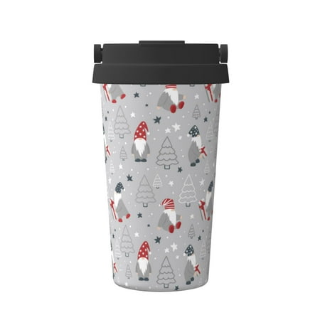 

Logiee Santa with Gifts Print Stainless Steel Coffee Tumbler Travel Coffee Mug Insulated Coffee Mug with Lid Spill Proof Coffee Cup Portable Thermal Mug