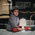 thumbnail image 3 of FUTUREORYY Lamp Cover Fabric Lampshade Grey Cylindrical 1Pack for Floor Lamp, 3 of 5