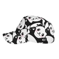 thumbnail image 5 of Balery Baseball Cap Adjustable Size for Running Workouts and Outdoor Activities All Seasons Dad Hat(Seamless Pattern Cute Panda), 5 of 8