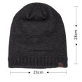 thumbnail image 4 of Msgweeeg Men's Winter Hat Winter Hat Men Men's Warm Knitted Wool Hat with Winter Plush Thickened Cropping Head Men's Outdoor Hat for Outdoor Workand Construction, 4 of 6