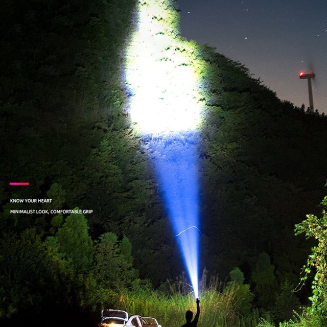 Linterna de camping, linterna LED para exteriores, linterna LED USB para exteriores, linterna superbrillante, máxima comodidad