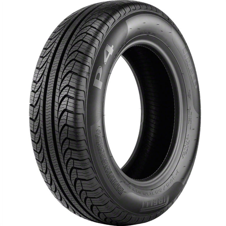 Set of 4 Pirelli P4 Four Seasons Plus 195/65R15 91H Tires 