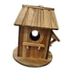 thumbnail image 1 of Casita para pájaros, comedero para pájaros al aire libre, carpa nido creativa rústica, casita para pájaros colgante para jardín, balcón y patio traser, 1 of 9
