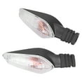 thumbnail image 1 of 12V Turn Lamp, Low Power Consumption Turn Signal Yellow Light Durable  For Motorbike Black Lens,Transparent Lens, 1 of 8