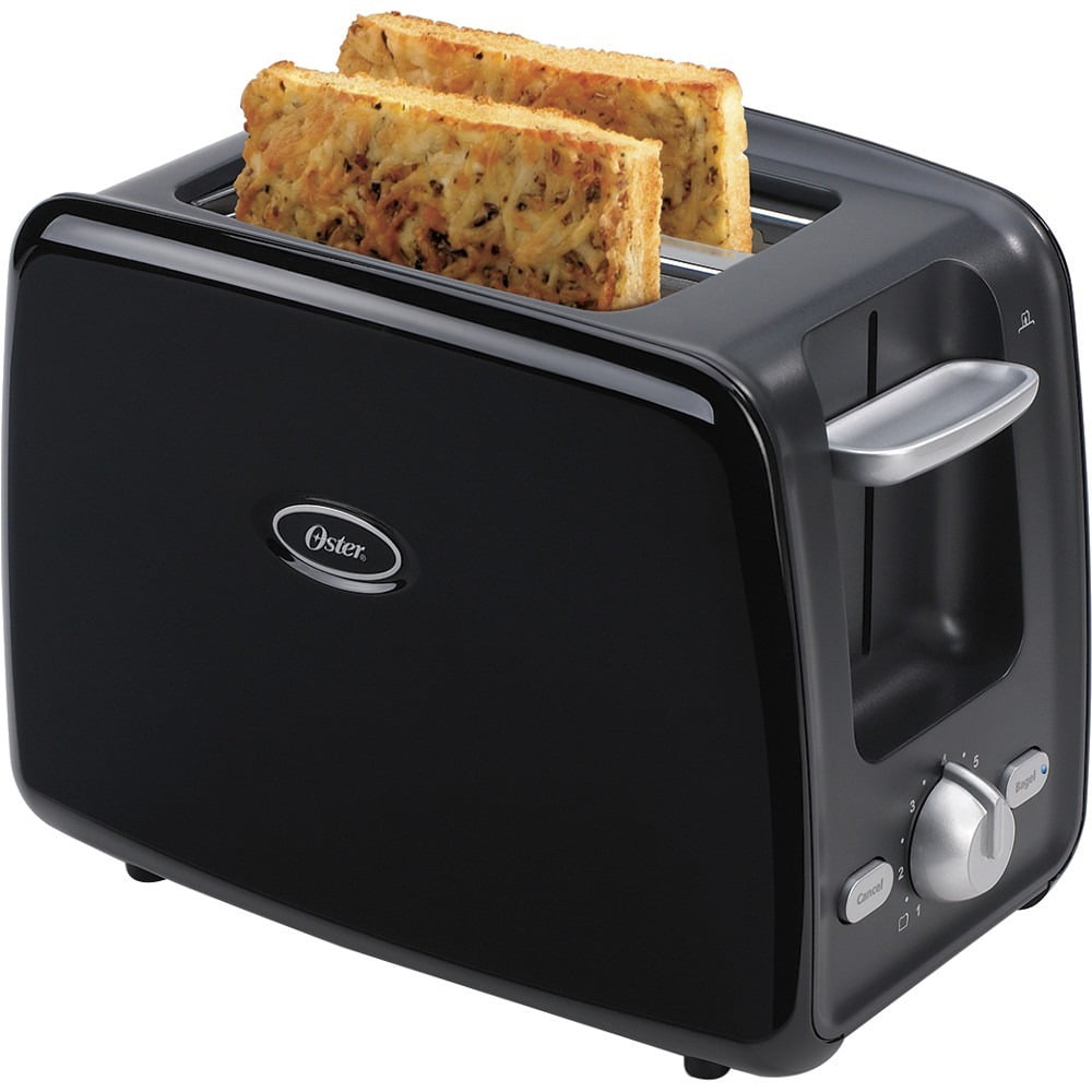2Slice Retractable Cord Toaster, Black