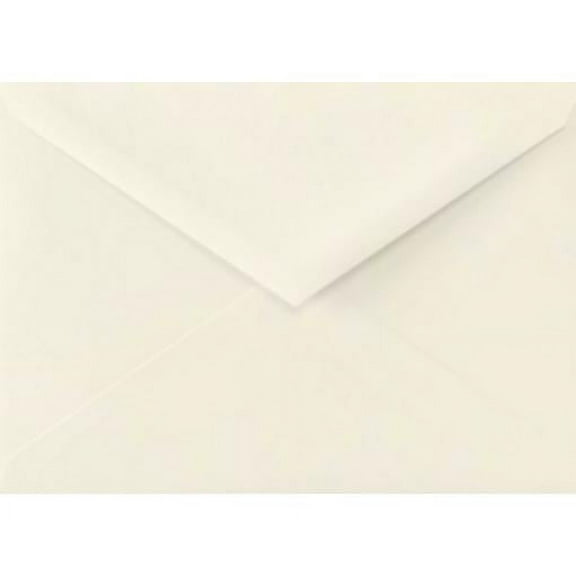 LUXPaper A1 Pointed Flap Envelopes, 3 5/8 x 5 1/8, 70 lb. Natural, 50 Pack