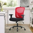 thumbnail image 6 of Mesh Desk Chairs Big and Tall Office Chair Ergonomic Computer Chair Weight Limit 400 lbs Heavy Duty Task Chair with Wheels and Adjustable Arms & 23 Inch Wide Seat,Red, 6 of 7