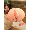 thumbnail image 4 of Peluche de sandía en forma de taza de té con leche de frutas, 197 pulgadas, para niños, regalo de Navidad, regalo de cumpleaños, 4 of 5