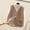 Khaki, variant on Brondbend Fleece Vest Women Solid Color V Neck Sleeveless Open Front Button Plush Vest with Pocket Loose Fit Fall Work or Party Casual Warm Outerwear Vests Soft,Pink