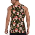 thumbnail image 3 of Fotbe Edgehog and Mushrooms Pattern Men's Quick Dry Workout Tank Top Gym Muscle Tee Fitness Bodybuilding Sleeveless T Shirt Breathable Workout Shirt-Medium, 3 of 9