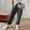 Dark Gray women cargo pants with pockets a1, variant on Cagogo Women's Cargo Trousers with Pockets Elastic Waist Casual Loose Ankle Pants Summer Travel Lounge Pants Drawstring Relaxed Fit Vacation Streetwear, Khaki M