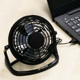 thumbnail image 3 of 4 Inch Mini Fan with Metal Construction,Powerful USB Powered,360° Rotation desk Personal Cooling Usb fans small quiet for Home Office Bedroom, 3 of 6