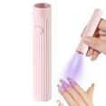thumbnail image 1 of Lámpara de uñas LED UV, barra de luz UV para uñas, secador de uñas de mano, dispositivo de secado rápido recargable, accesorios de manicura para todos los geles, 1 of 5