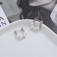 thumbnail image 3 of Pendientes de perlas francesas, pendientes femeninos con personalidad vintage, pendientes de temperamento barroco, 3 of 5