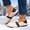 Beige, variant on Womens Fuzzy Loafers ,Buckle Slip On Flat Cozy Winter Shoes, Plush Fleece Upper Buckle Strap Non-Slip Sole Warm Shoes ,Indoor Outdoor Casual Daily Fall Winter Shoes