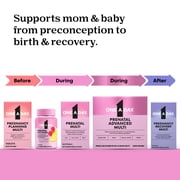 One A Day Prenatal Gummy Vitamins with Folic Acid, DHA, 60 Count