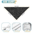 thumbnail image 6 of Dog Bandana 1 Pack,Math Equations Lab Tools Black Pattern Bandanas for Dogs,Cat Bandana,Small/ Large Dog Bandana 2 Size,Dog Bandanas, 6 of 6