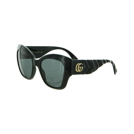 UPC 889652308548 product image for Gucci Womens UV Protection Oversized Cat Eye Sunglasses Black 53mm | upcitemdb.com