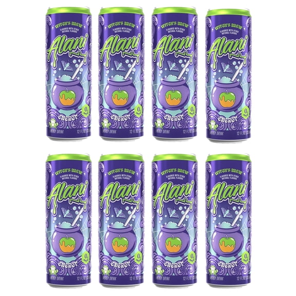 Alani Nu Sugar-Free Energy Drink, Witch's Brew 12 fl oz, 8 Pack
