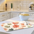 thumbnail image 6 of Yayeee Dish Drying Mat for Kitchen Counter 16"x18" Microfiber Absorbent Pad, Red Autumn Leaves, 6 of 7