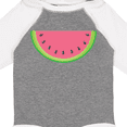 thumbnail image 4 of Inktastic Watermelon Slice Boys or Girls Long Sleeve Baby Bodysuit, 4 of 5
