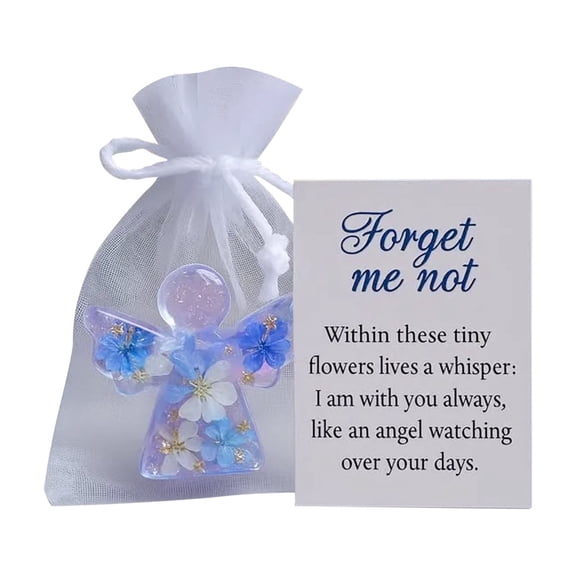 Prosperous Angel Hug Pocket Gifts, Great For Small Gift-Giving To Express Friendship, Enchanting Angel Shape With Heartfelt Message