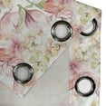 thumbnail image 4 of Ambesonne Grommet Curtain, , 50"x72", Ivory Rose Pale Green, 4 of 5