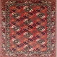 thumbnail image 1 of Ahgly Company Machine Washable Indoor Square Industrial Modern Dark Almond Brown Area Rugs, 8' Square, 1 of 7