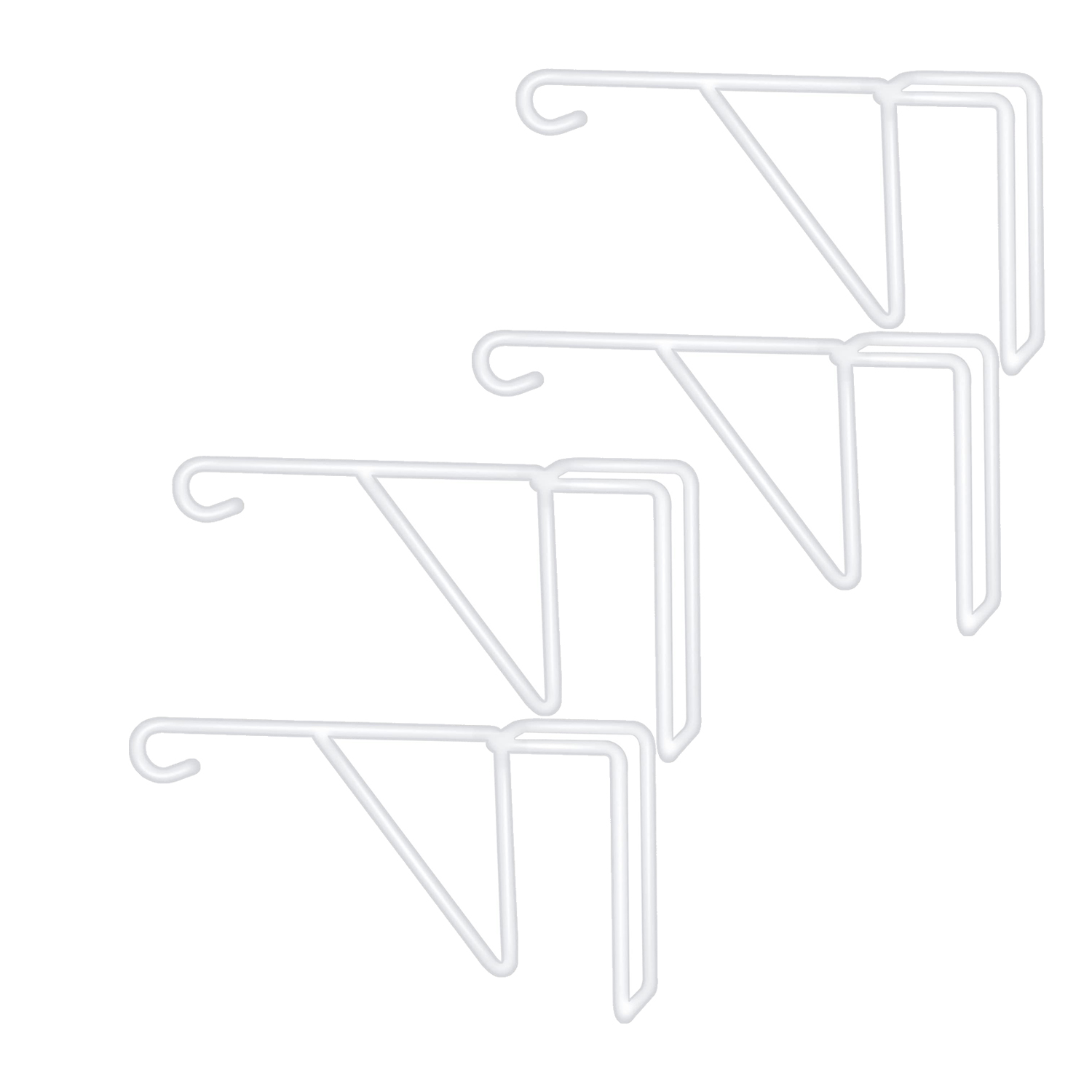 Vinyl Fence Hooks4 Pack 5 X 10 Inches over Fence Hooks Durable Fence Hooks for Hanging Plants