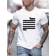 thumbnail image 1 of Camiseta de manga corta con estampado de rayas de perro salchicha, informal, cómoda y versátil, ideal para el día a día de primavera/verano. Para adultos, hombres, mujeres, adolescentes y jóvenes., 1 of 7