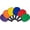 Multi-Color Set, variant on Cannon Sports Unbreakable Table Tennis Paddles with Rubber Face (Red)