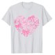 thumbnail image 4 of Camisetas de Manga Corta para las Mujeres de Moda Imprimir Cuello Redondo Camiseta, Mezcla de Poliéster Ligero para Primavera Verano Otoño, 4 of 8
