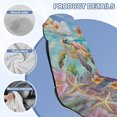 thumbnail image 6 of Kuiaobaty Sea Turtle Print Car Seat Towels for Front Seats Plumeria Starfish Print Towel Bucket Seat Covers with Storage Bag 60 x 33 Inch Absorbent Athletic Towels for Car Seats, 6 of 8
