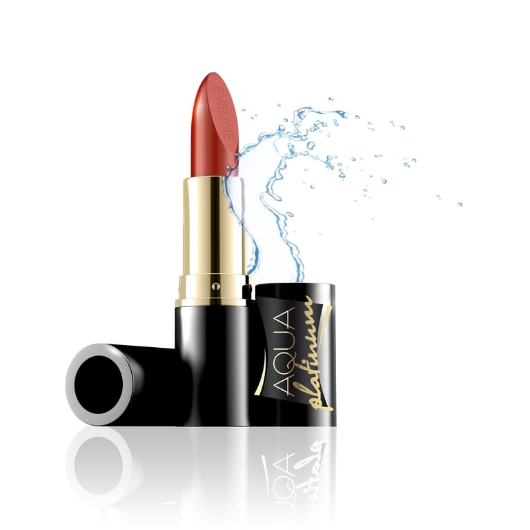 Eveline Cosmetics Aqua Platinum Lipstick #430 - Walmart.com