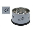 thumbnail image 3 of Dog Bowls Stainless Steel Non-Tip Keep Dry Long Ear Breed Food Water Dishes 30oz, 3 of 7