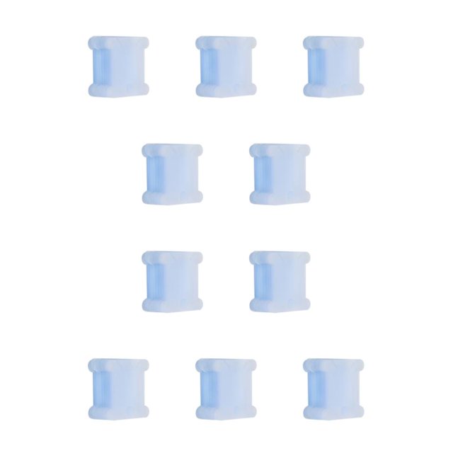 Wosthever Tablero de bobinado, bobinas de hilo, carrete de cable, enrollador de alambre, multipropósito, simplemente usado, accesorios de tejer, Azul 100 piezas 10Conjunto