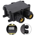 thumbnail image 5 of Junction Box Cable Sleeve IP68 Waterproof Connection H Socket 4-Way Black, 5 of 5