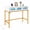 White, variant on Furnibear Console Table with LED Lighting and Charging Station Entryway Table with Drawers for Living Room Hallway Sofa, Natural