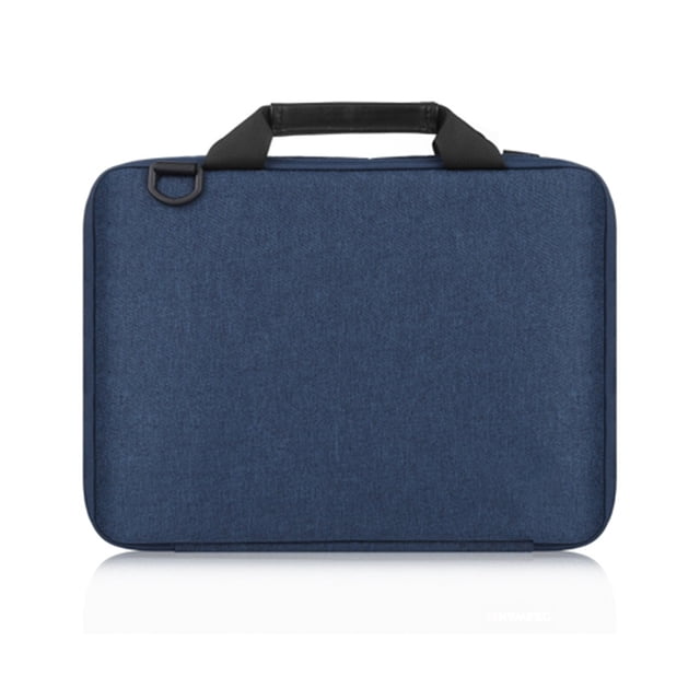 Guardoinrt 14/15/16 Inch Laptop Bag Electronic Organizer Universal Fleece Lining Cable Container Notebook Case with Handle for Navy 15-16inch