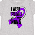 thumbnail image 4 of Inktastic I Wear Purple For My Nana Pancreatic Cancer Awareness Boys or Girls Toddler T-Shirt, 4 of 5