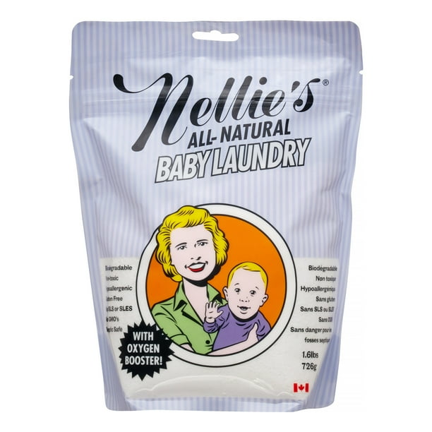 Nellie�s All Natural Baby Laundry Detergent, 80 Loads