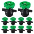 thumbnail image 1 of 10 Piezas 360 ​​grados Cabeza Rociadora Giratoria Automática Boquilla Riego () Verde, 1 of 3