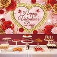 thumbnail image 4 of Happy Valentine's Day Backdrop Banner 70x45 Inch - Large Red Heart Valentines Day Background Banner Party Decorations Supplies Photo Booth Prop Gnome Banner Decor for Photography, 4 of 4