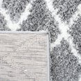 thumbnail image 4 of SAFAVIEH Berber Avery Geometric Diamonds Shag Area Rug, 4 of 8