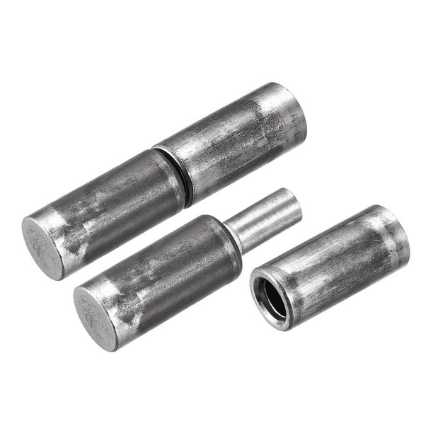 Bisagras Soldadas Barril 40mm x 9mm Macho a Hembra Hierro para Metal Hogar Portón Puerta Ventana 40 Pares Unique Bargains